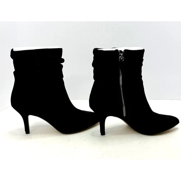 Bella Vita Danielle Black Suede Leather Booties Size 8M NWT AND BOX - Picture 3 of 8